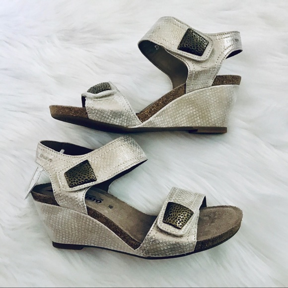 Mephisto Shoes - Mephisto Jackie Wedge Sandals Size 10